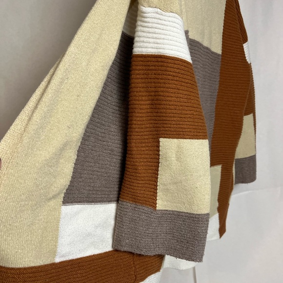 Colorblock Open Front Cardigan - Picture 3 of 6